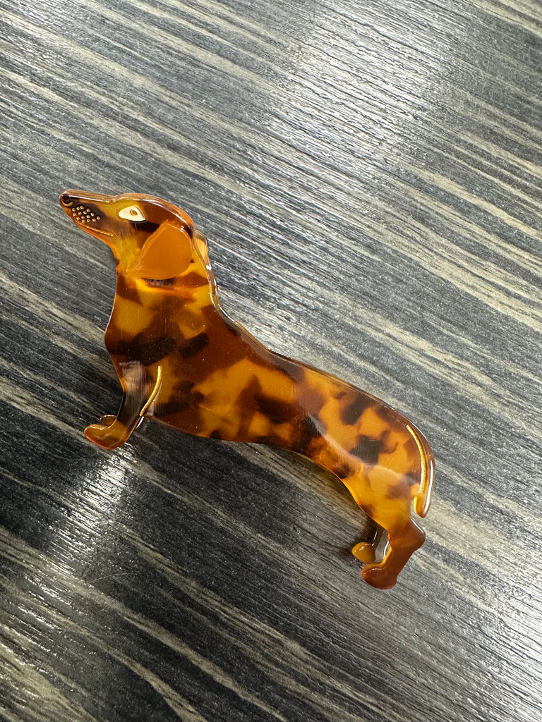 DMB Dachshund Hair Claw Clip