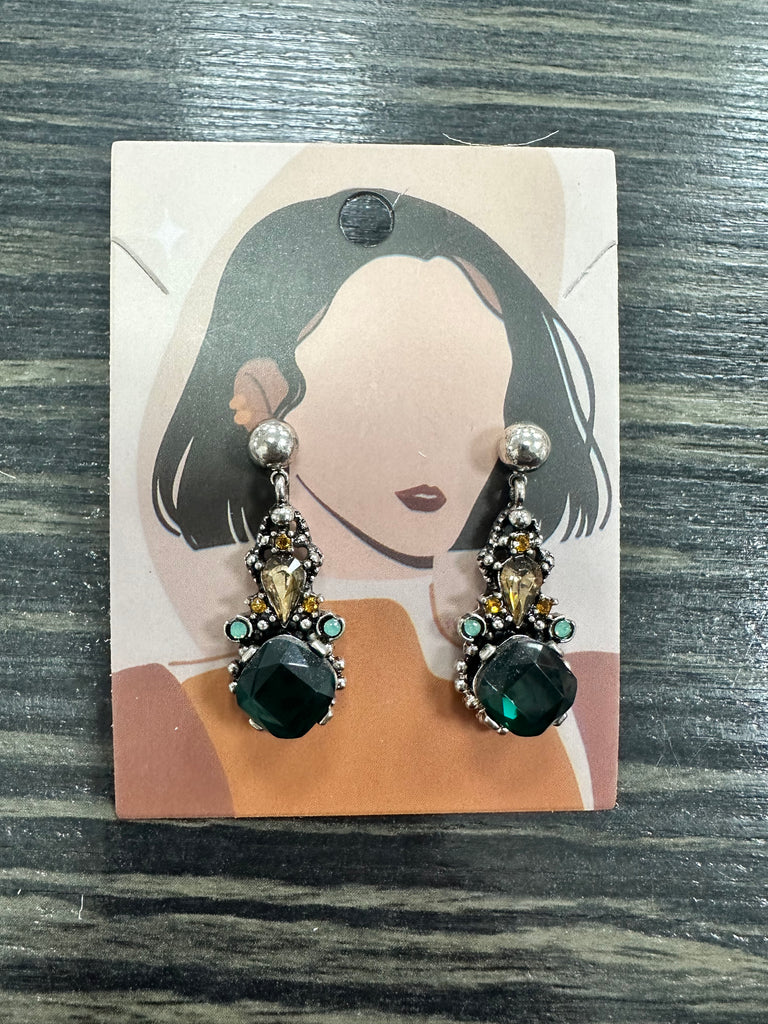 DMB Emerald Drop Earrings
