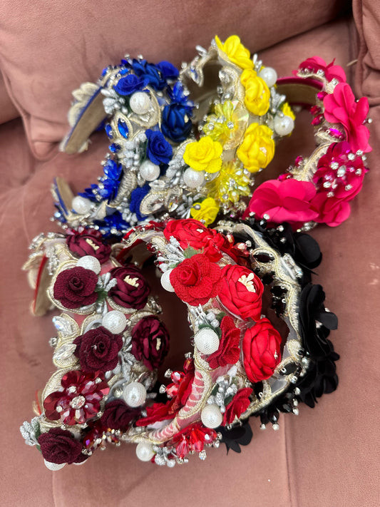 DMB Floral Embellished Headband