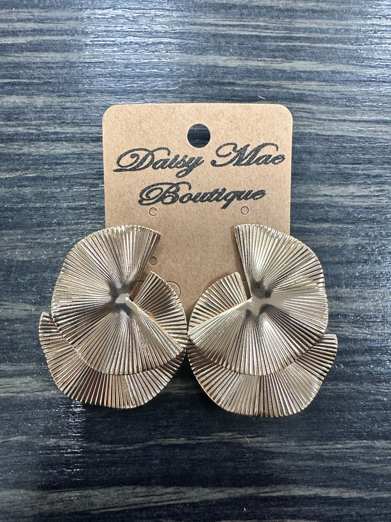 DMB Statement Ruffle Earrings