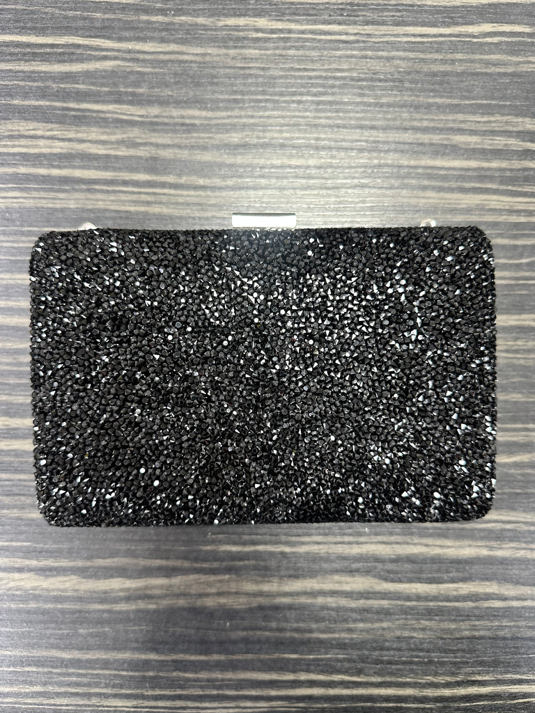 DMB Crystal Embellished Box Clutch