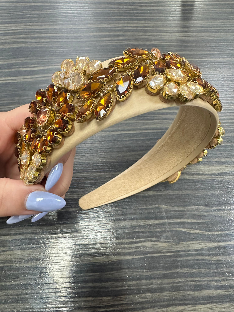 DMB Floral Embellished Headband