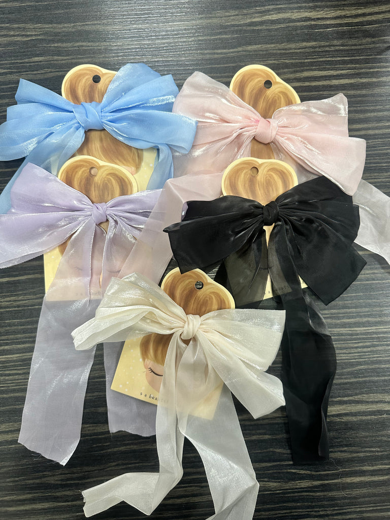 DMB Organza Bow Clip