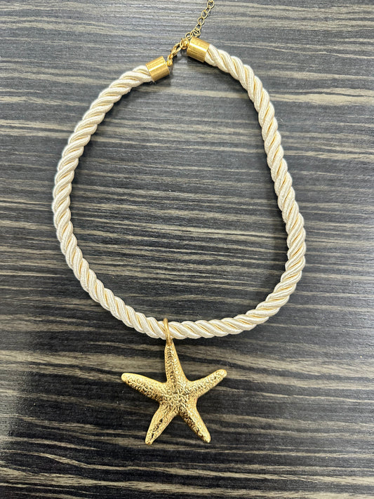 DMB Cord Starfish Necklace