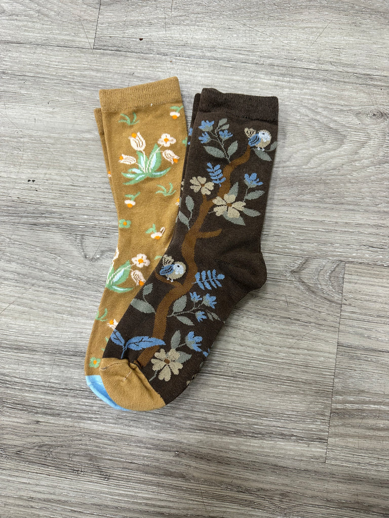 DMB Mustard Autumnal 2 Pack Socks