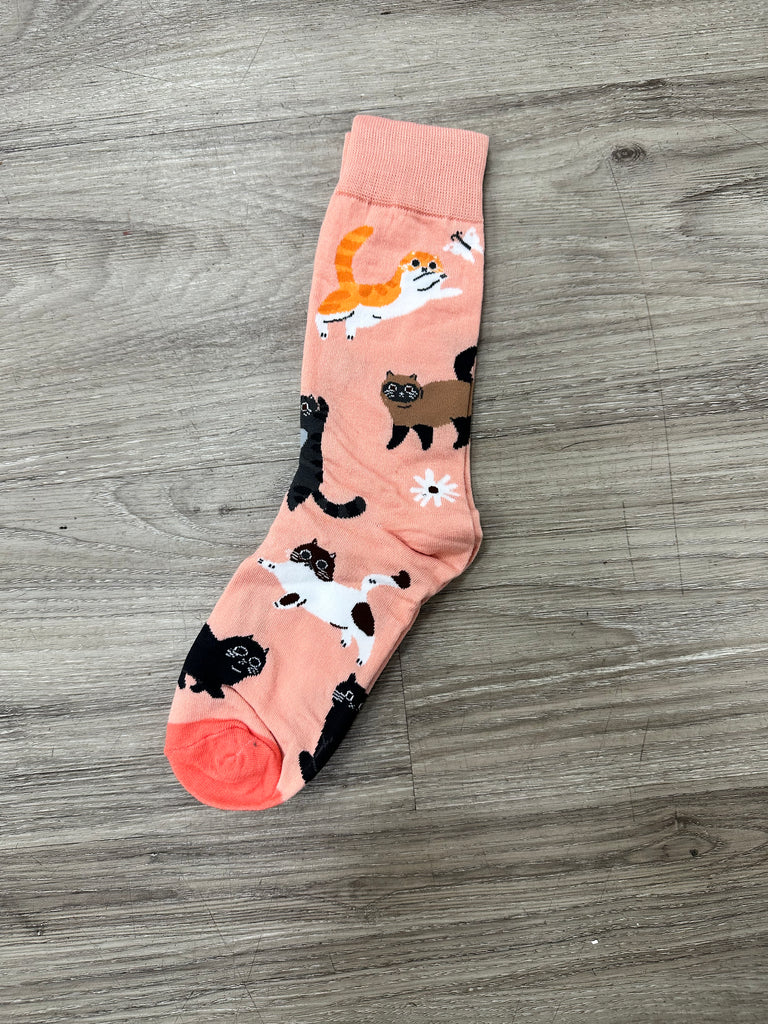 DMB Peach Cat Socks