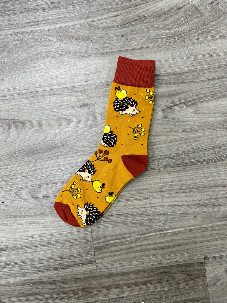 DMB Mustard Hedgehog Socks