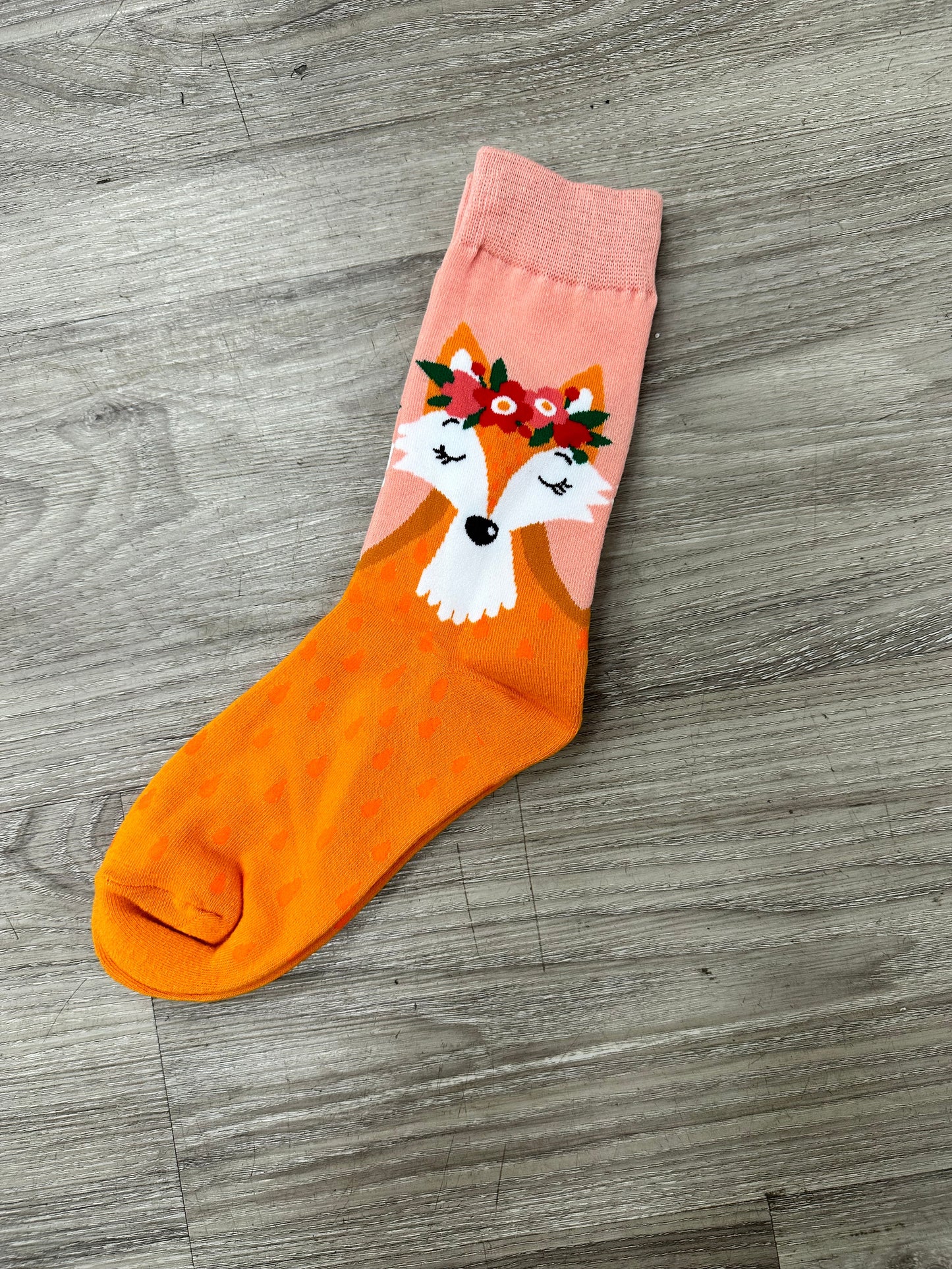 DMB Floral Fox Socks