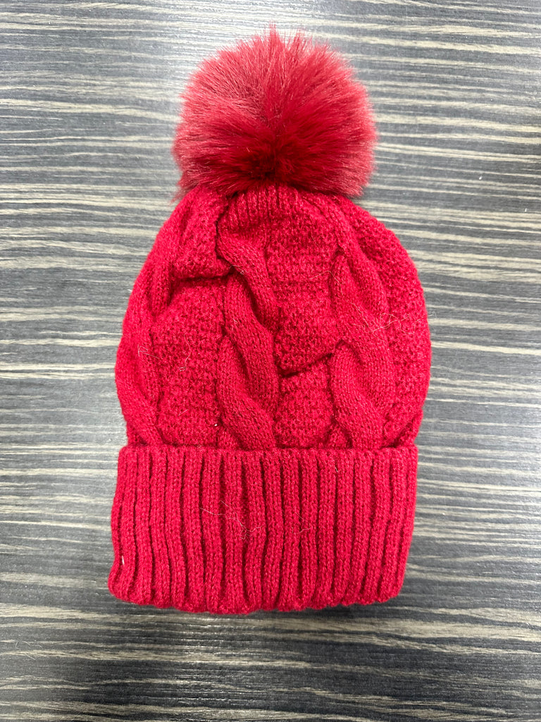 DMB Cosy Lined Pom Pom Hat