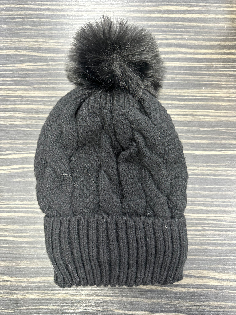 DMB Cosy Lined Pom Pom Hat