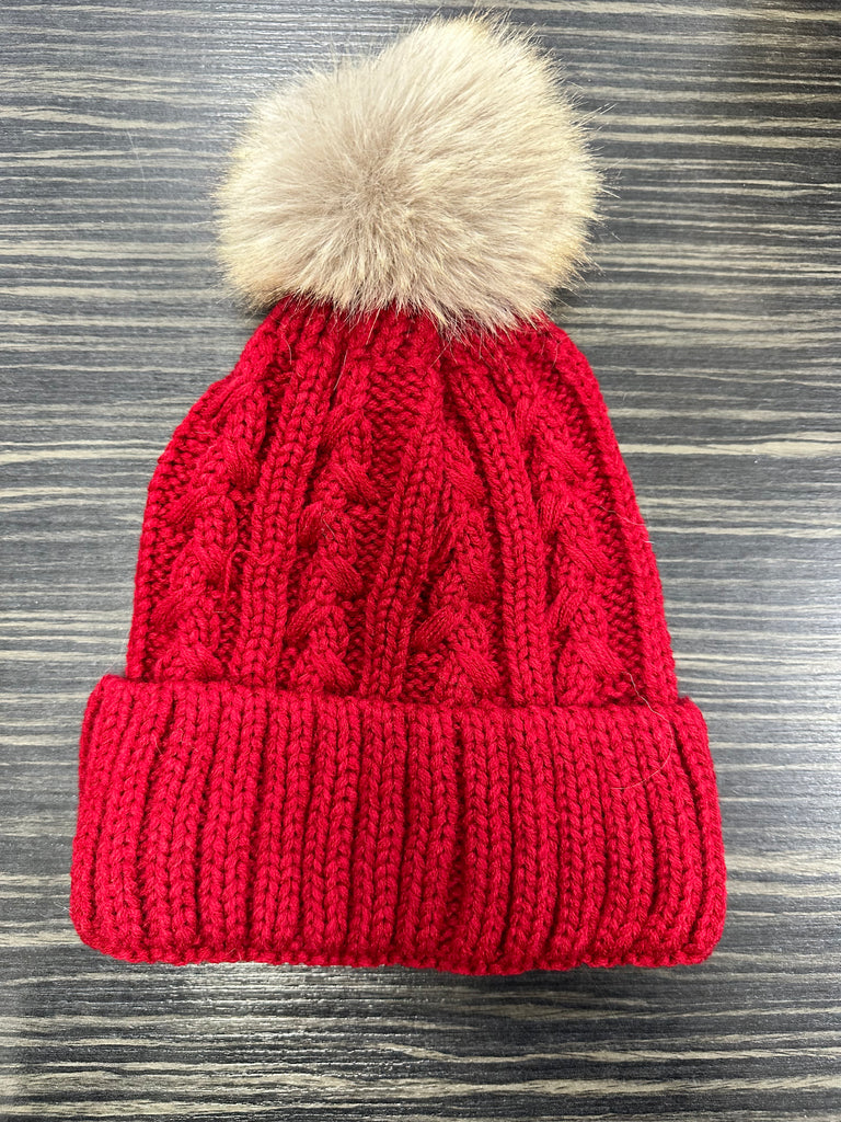 DMB Contrast Pom Pom Hat