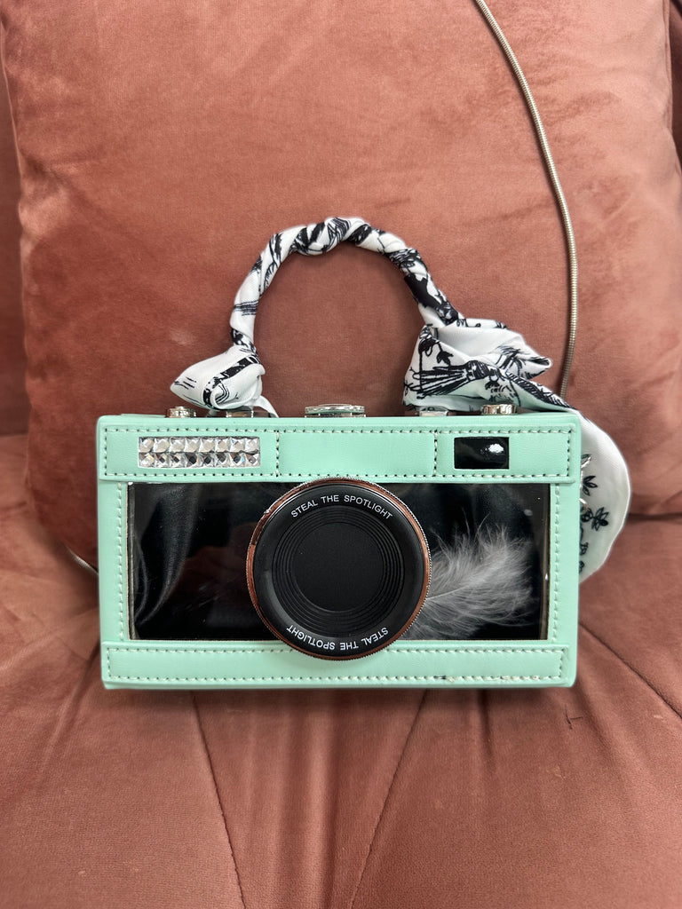 DMB Scarf Handle Camera Cross Body Bag