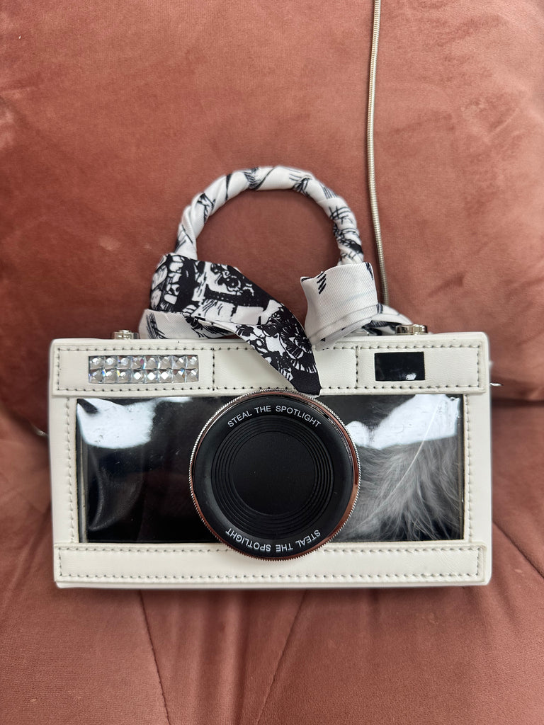 DMB Scarf Handle Camera Cross Body Bag