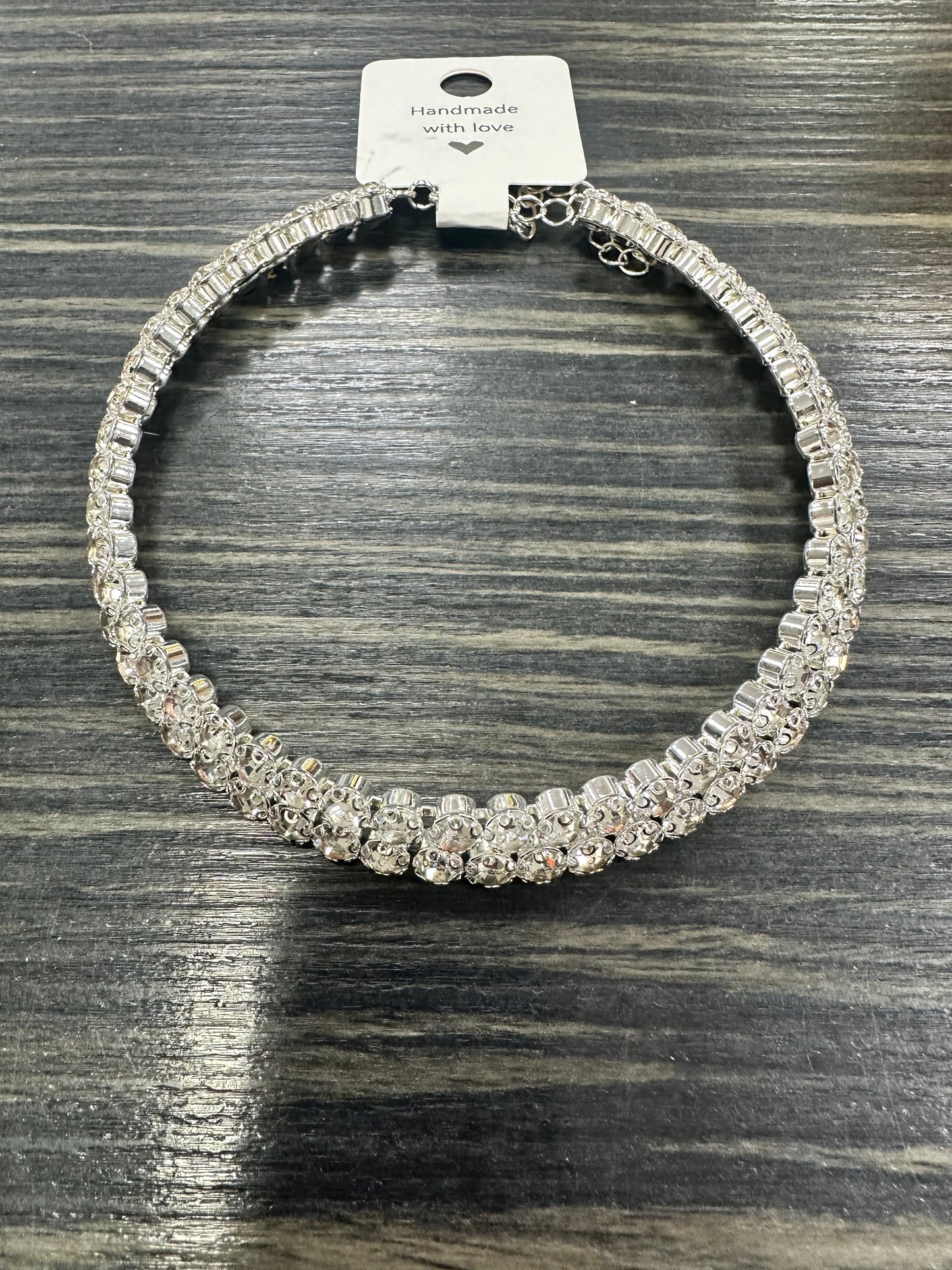 DMB Double Row Diamanté Choker