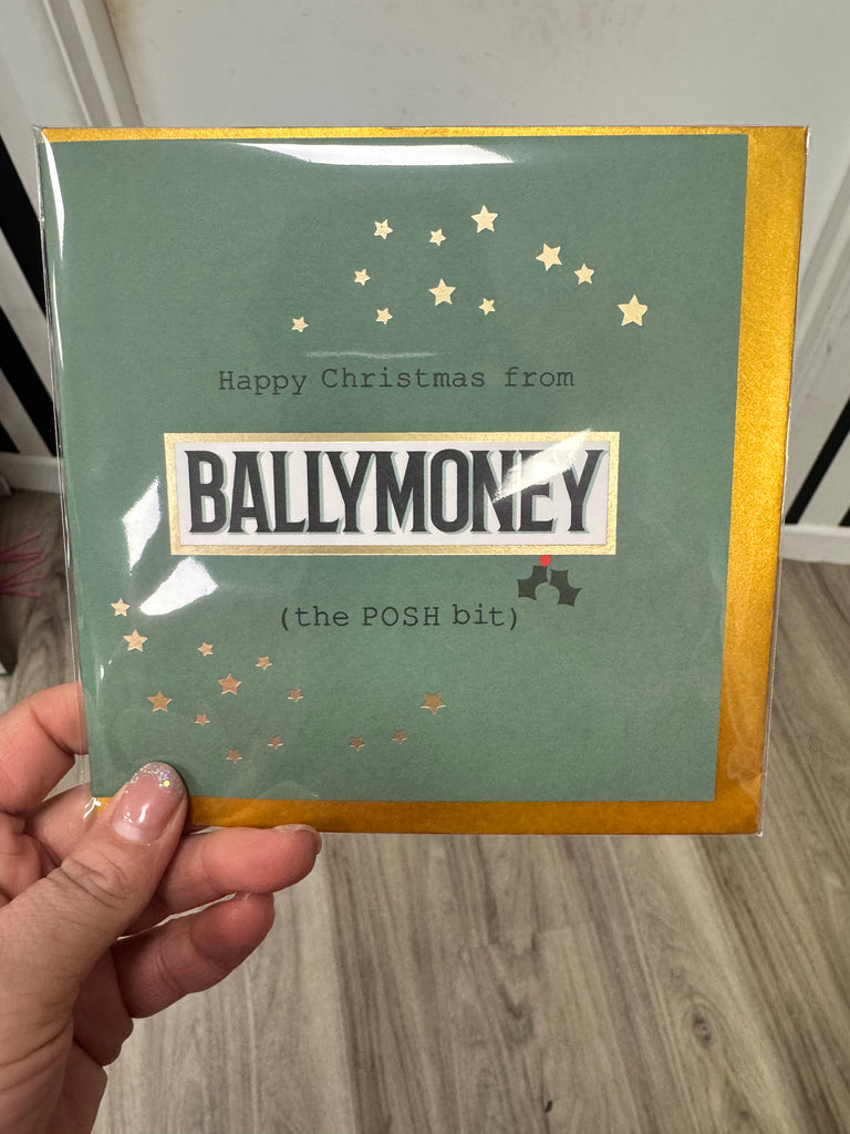 DMB Posh Bit Christmas Card Ballymoney