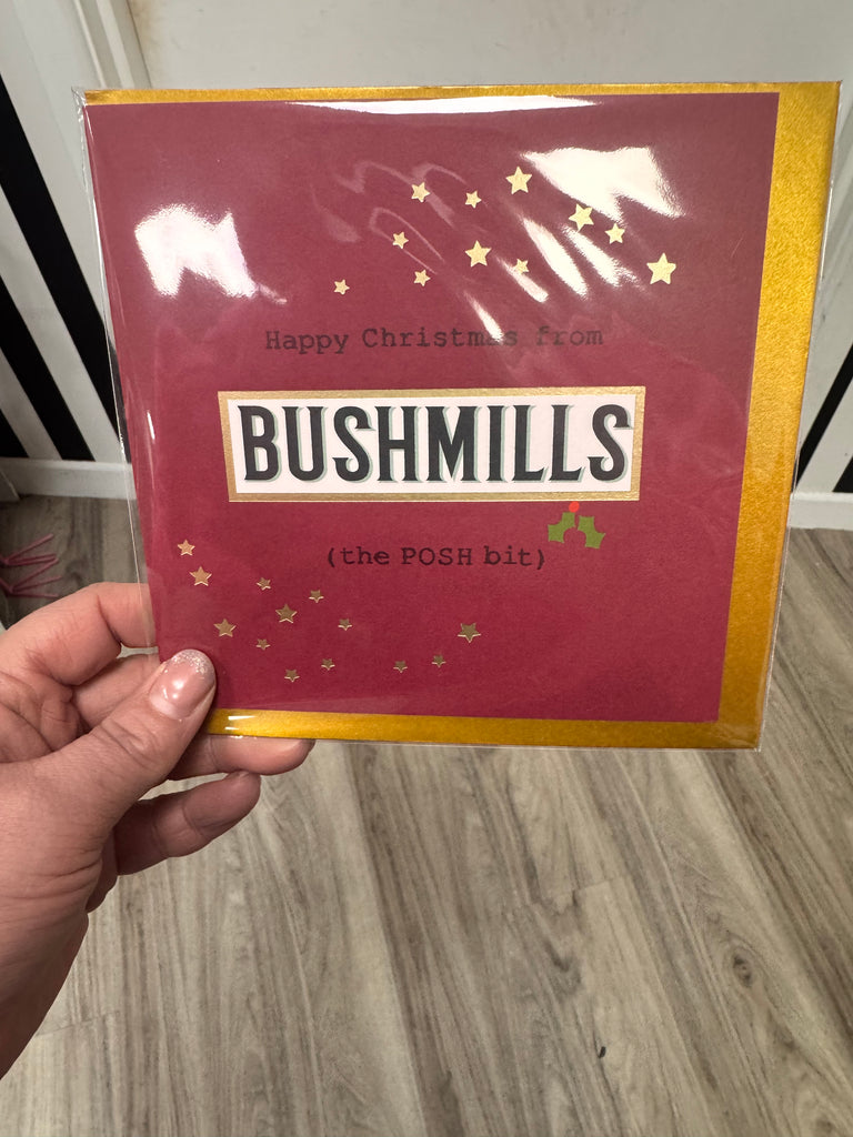 DMB Posh Bit Christmas Card Bushmills