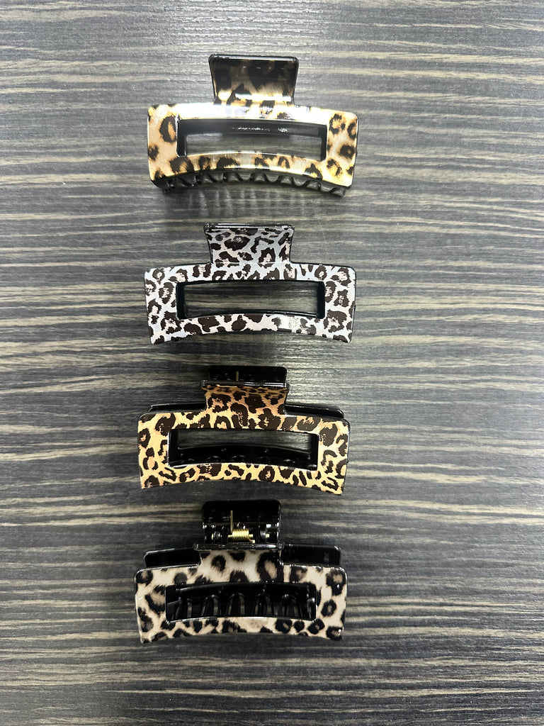 DMB Animal Print Claw Clips