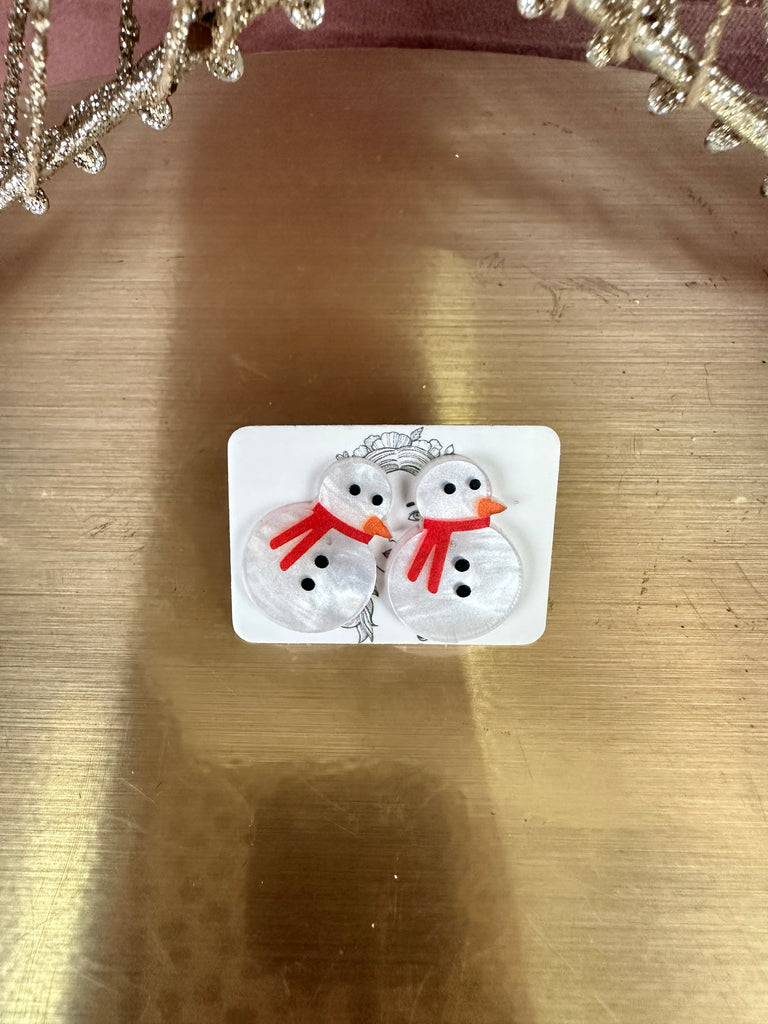 *DMB Christmas* Mini Gingerbread, Snowflake, Snowman Earrings