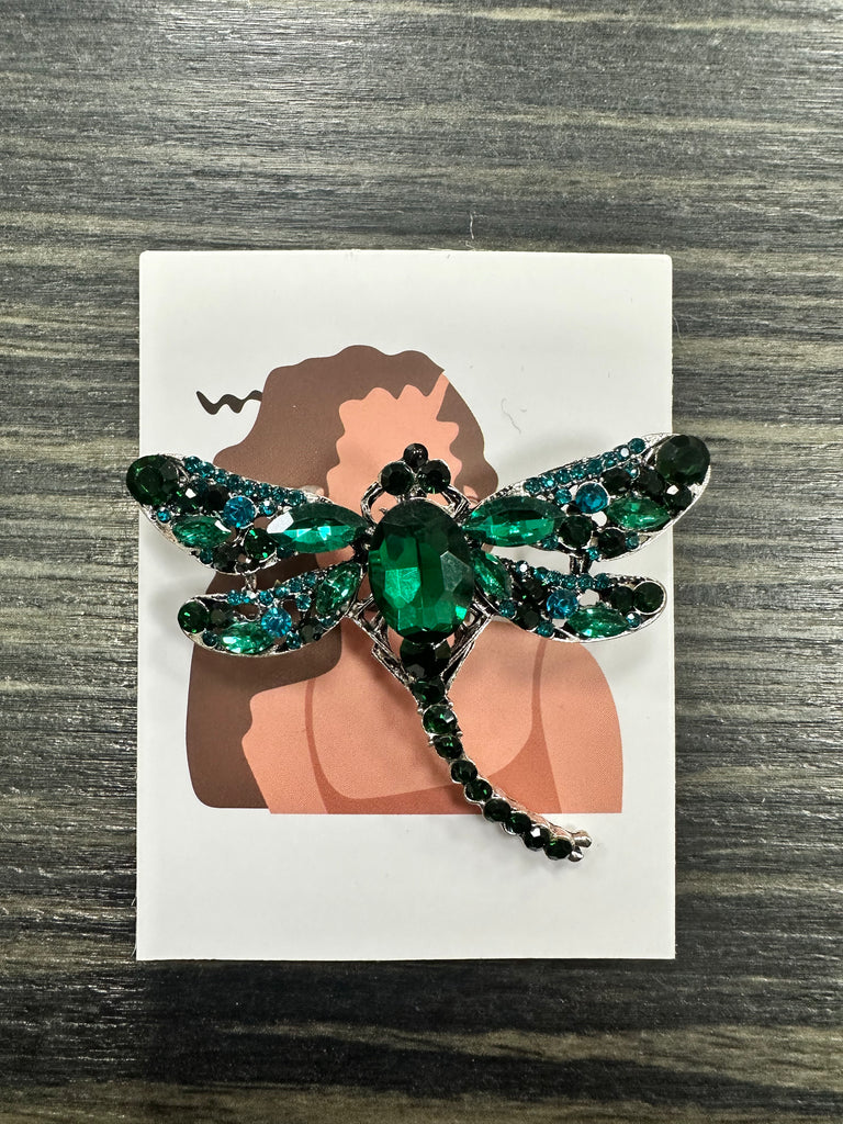 DMB Jewelled Dragonfly Brooch