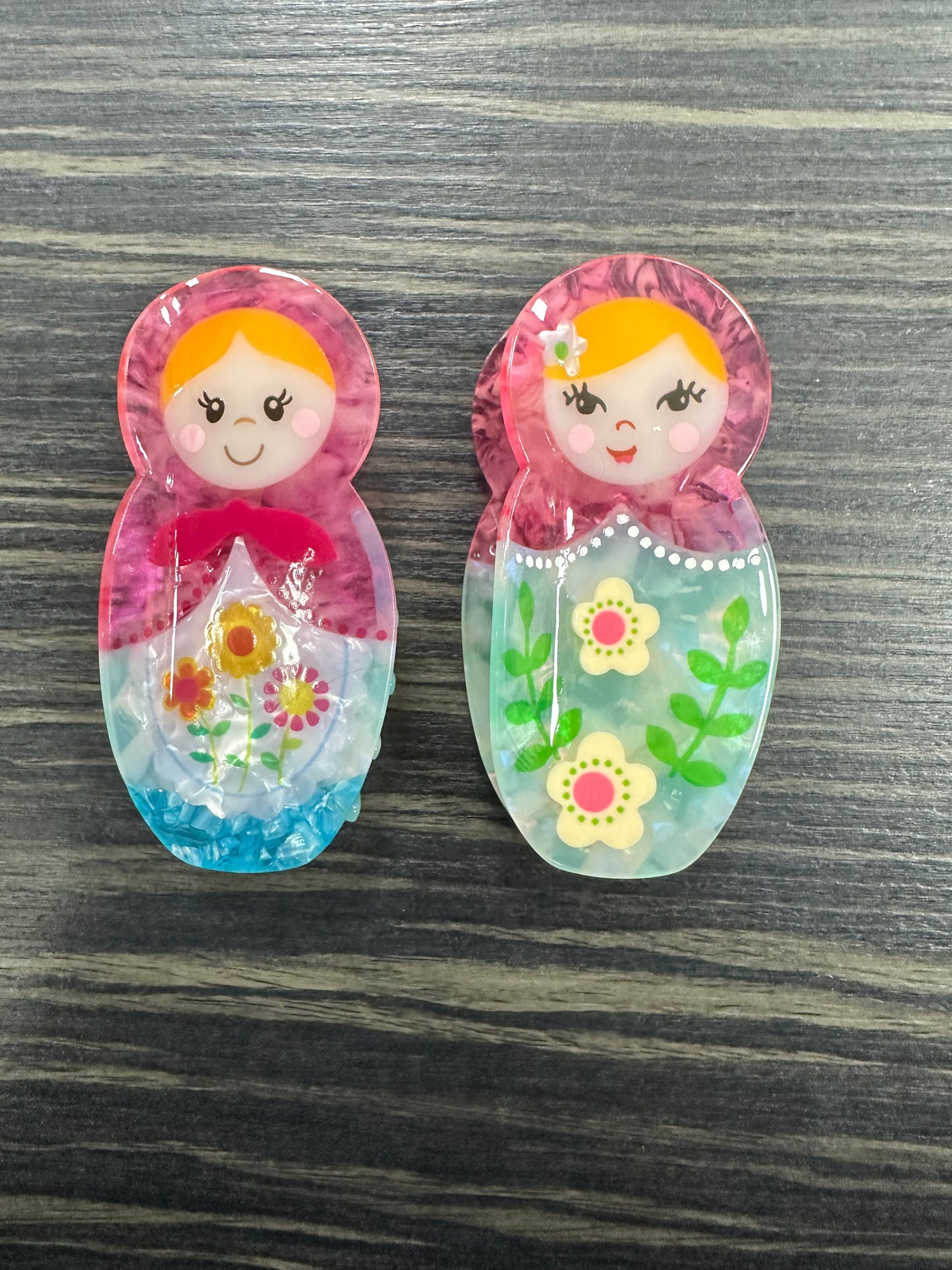 DMB Russian Doll Claw Hair Clip