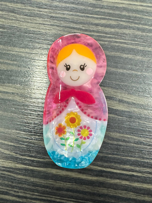 DMB Russian Doll Claw Hair Clip