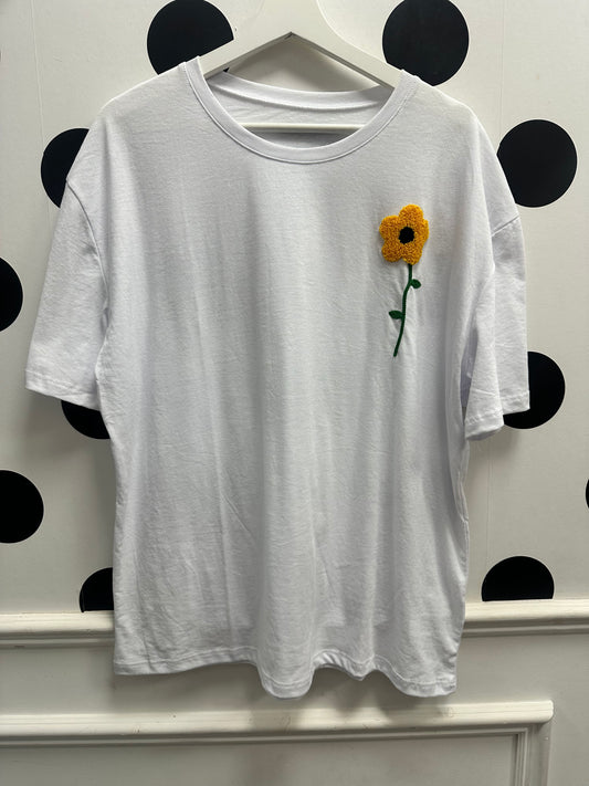 DMB Embroidered Flower Tee