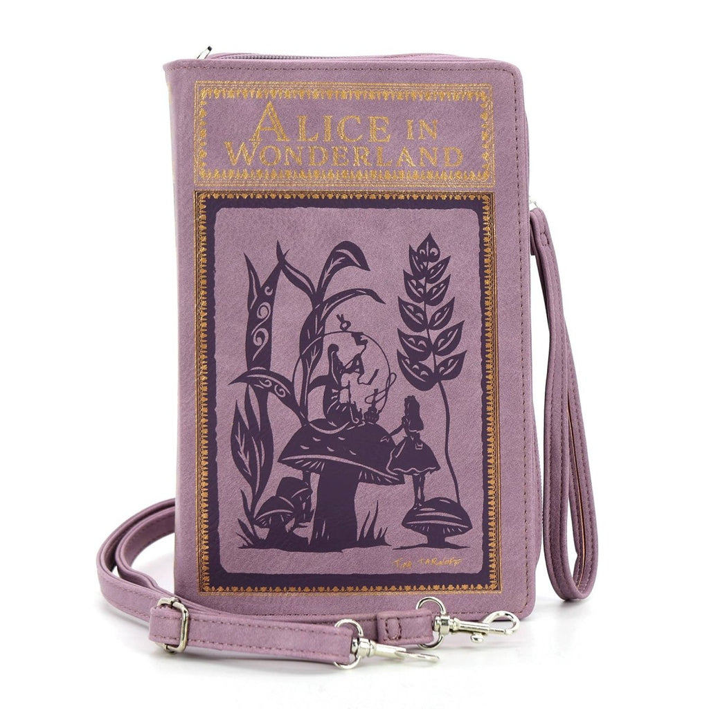 Alice in Wonderland Book Clutch Bag in Vinyl PRE ORDER - Daisy Mae Boutique
