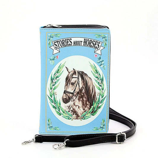 Book Of Horses Clutch Bag - Daisy Mae Boutique