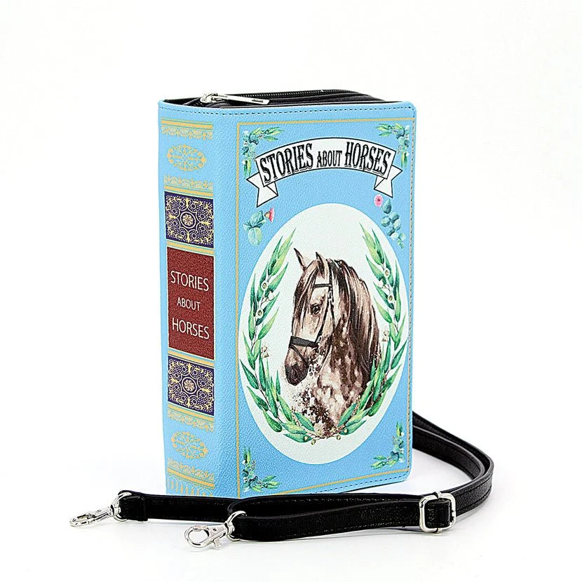 Book Of Horses Clutch Bag - Daisy Mae Boutique