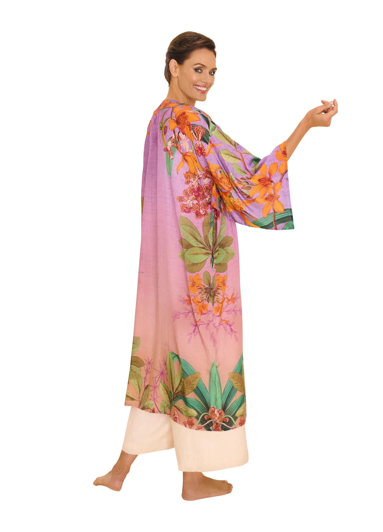 Powder Botany Bliss Lavender Kimono Gown