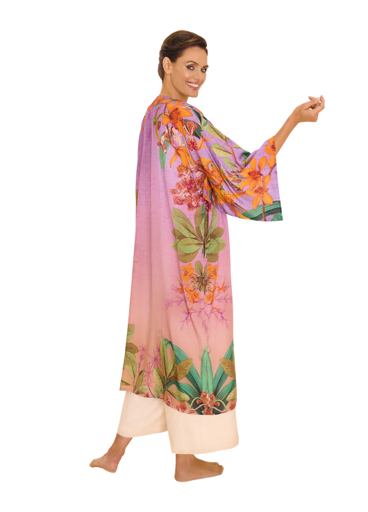 Powder Botany Bliss Lavender Kimono Gown