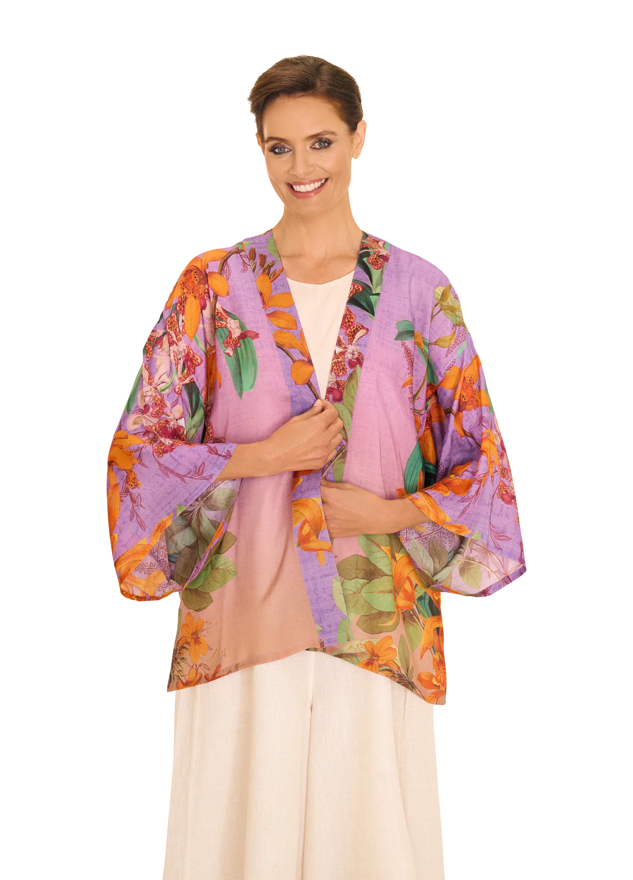 Powder Botany Bliss Lavender Kimono Jacket