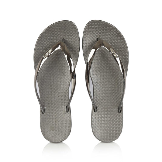 Coloko Dahlia Flip Flop Pewter - Daisy Mae Boutique