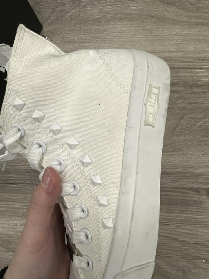 CULT D2 Placebo 3643 Canvas white size 36 fits like a 37 - Daisy Mae Boutique