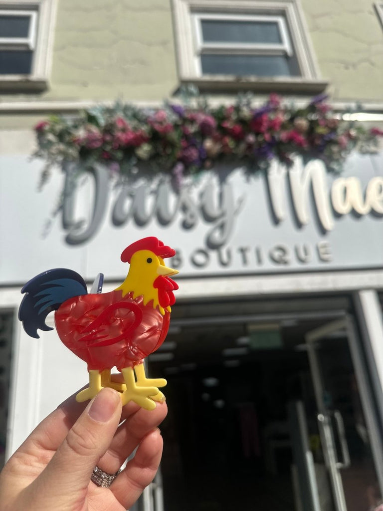 DMB Cockerel Hair Clip - Daisy Mae Boutique