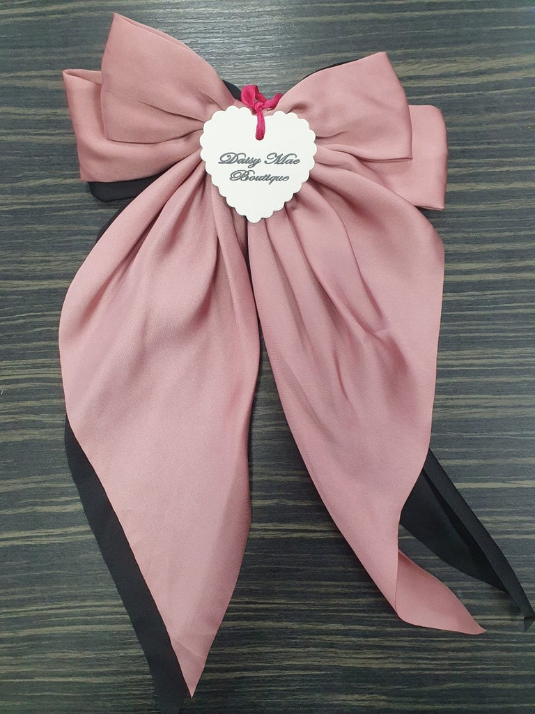 DMB Large Satin Bow Clips - Daisy Mae Boutique