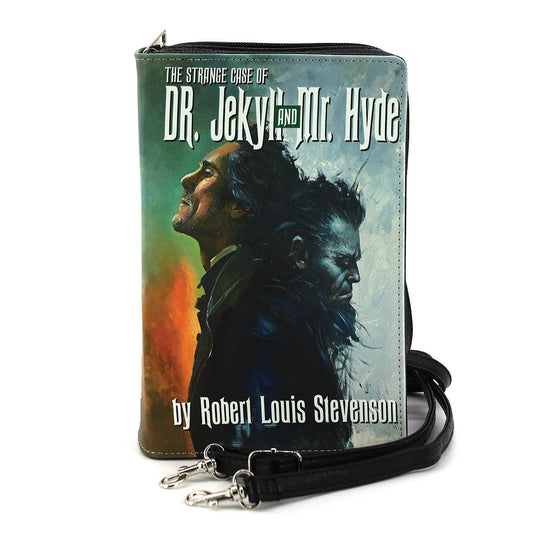 Dr. Jerkyll And Mr. Hyde Book Clutch Bag - Daisy Mae Boutique