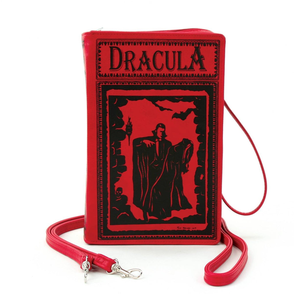Dracula Book Cross Body Bag in Vinyl PRE ORDER - Daisy Mae Boutique