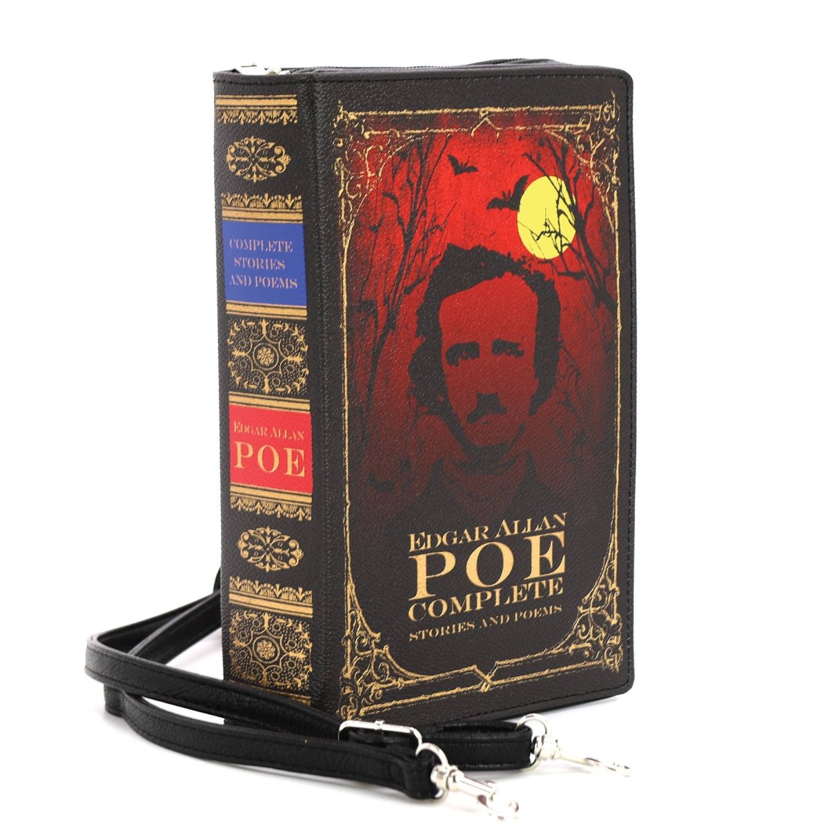 Edgar Allan Poe Book Clutch Bag in Vinyl PRE ORDER - Daisy Mae Boutique