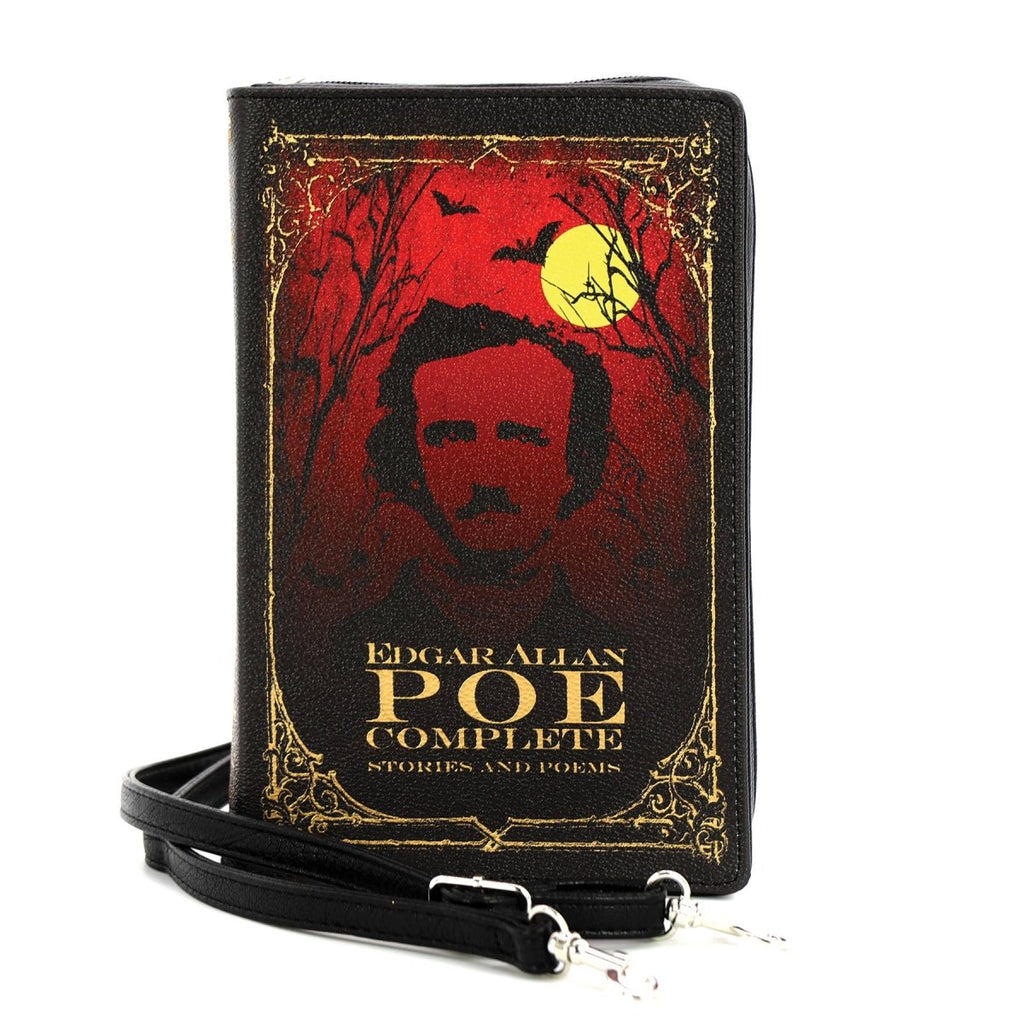 Edgar Allan Poe Book Clutch Bag in Vinyl PRE ORDER - Daisy Mae Boutique