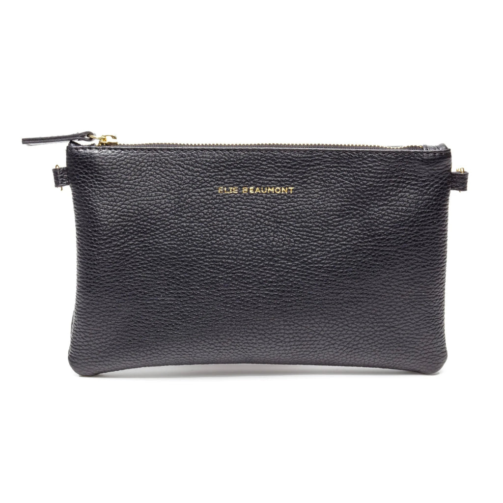 Elie Beaumont Pouch Bag Black - Daisy Mae Boutique