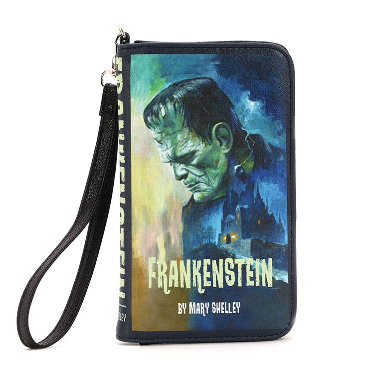 FRANKENSTEIN BOOK WALLET IN VINYL - Daisy Mae Boutique