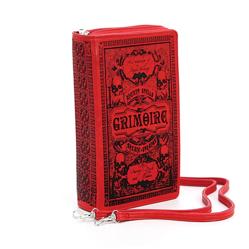 Grimoire Gothic Book Clutch Bag - Daisy Mae Boutique