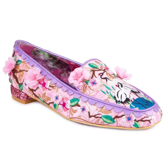 Irregular Choice Crain Bird Peach - Daisy Mae Boutique