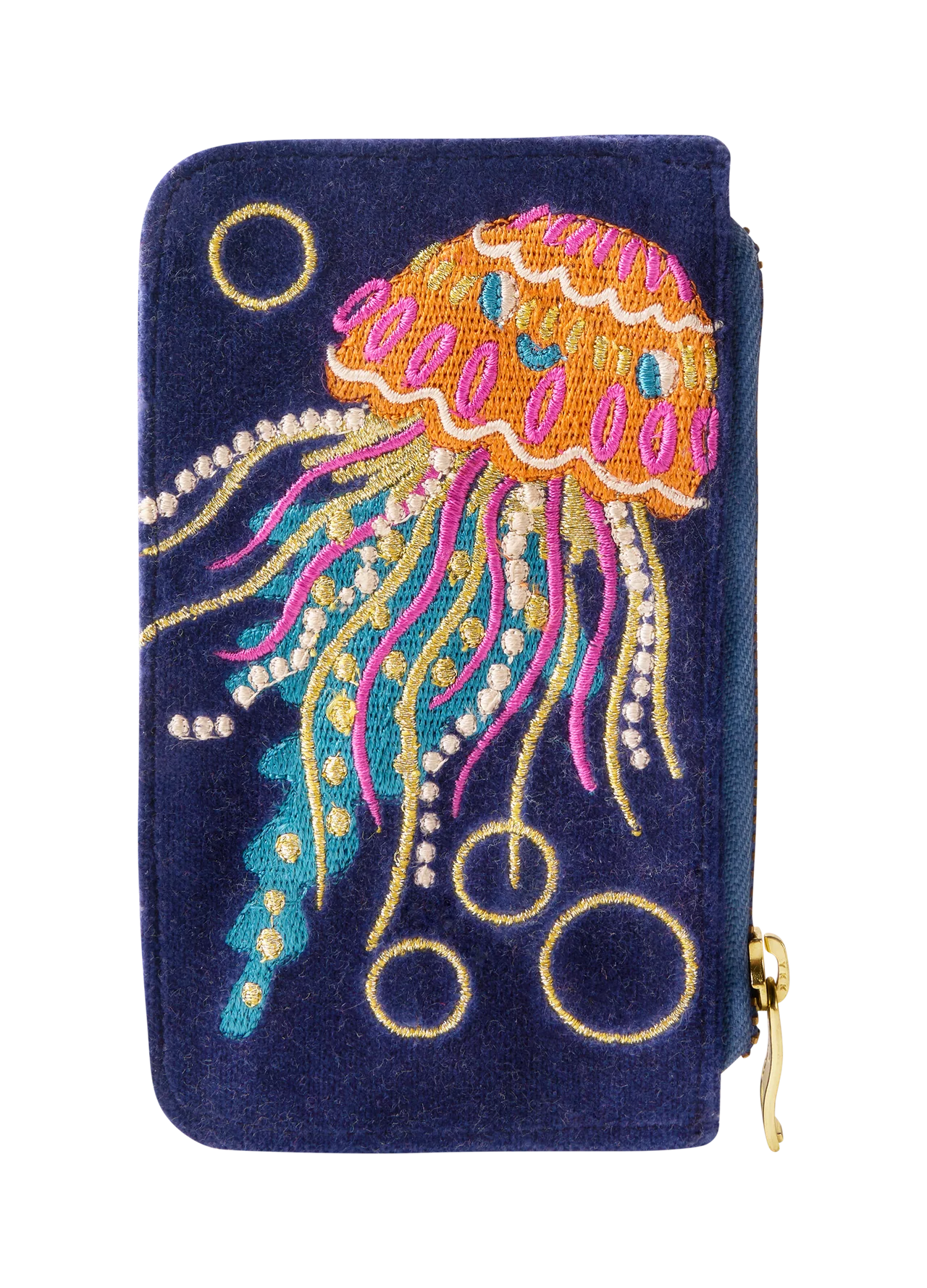 Powder Jolly Jelly Navy Card Holder