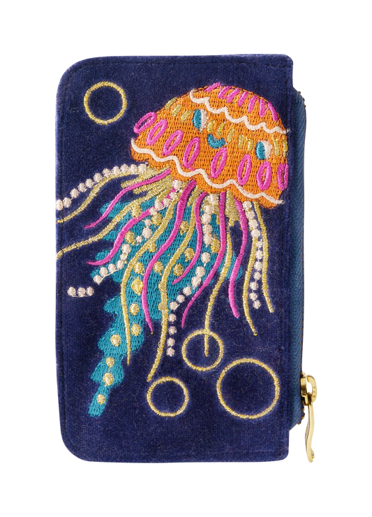 Powder Jolly Jelly Navy Card Holder