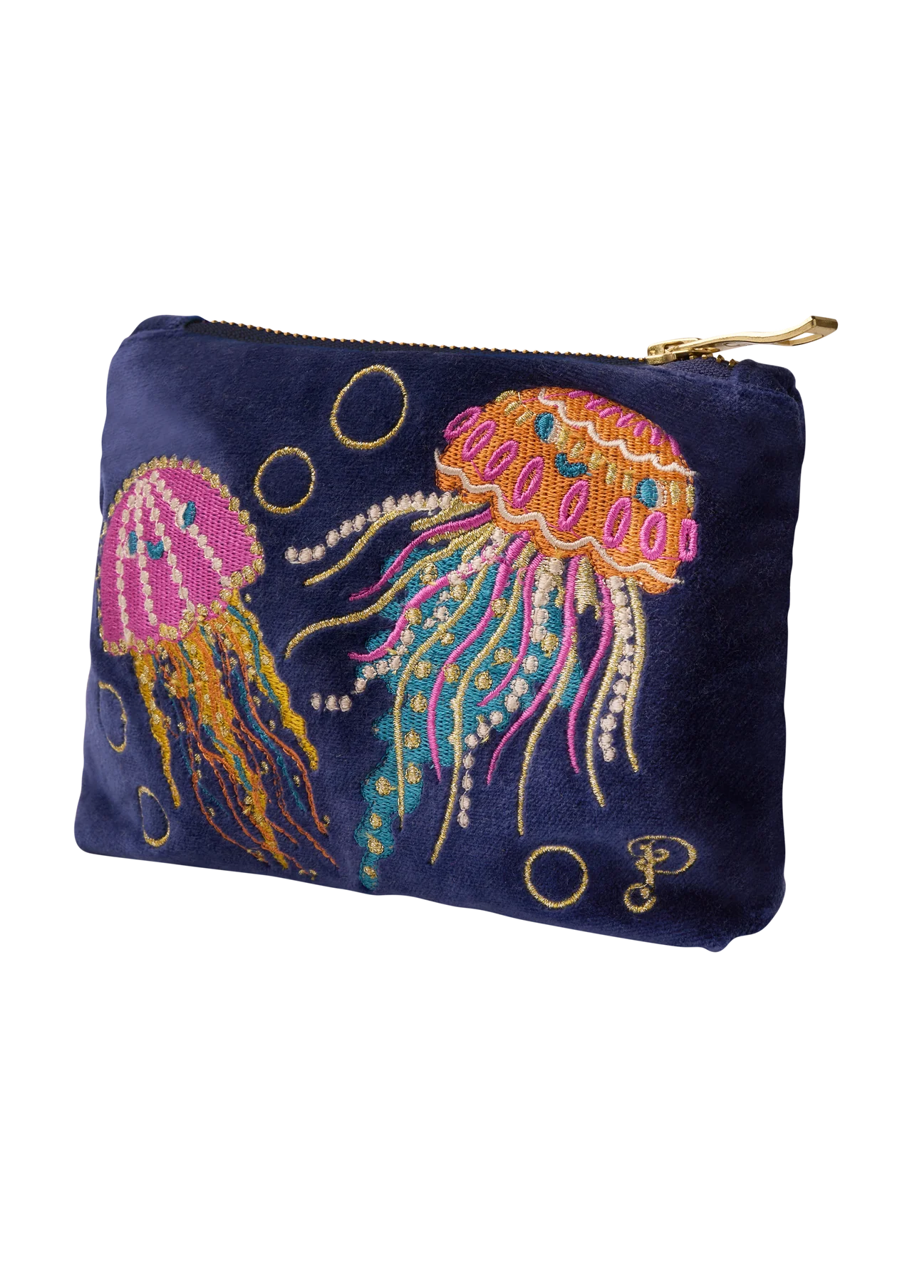 Powder Jolly Jellies Navy Velvet Mini Pouch