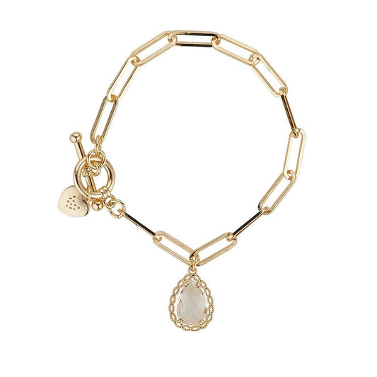 Knight and Day Adeline Clear Crystal Bracelet - Daisy Mae Boutique