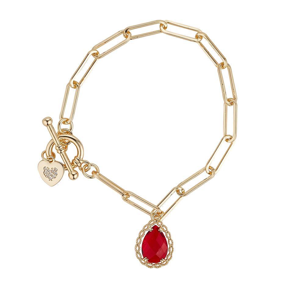 Knight and Day Adeline Ruby Bracelet - Daisy Mae Boutique