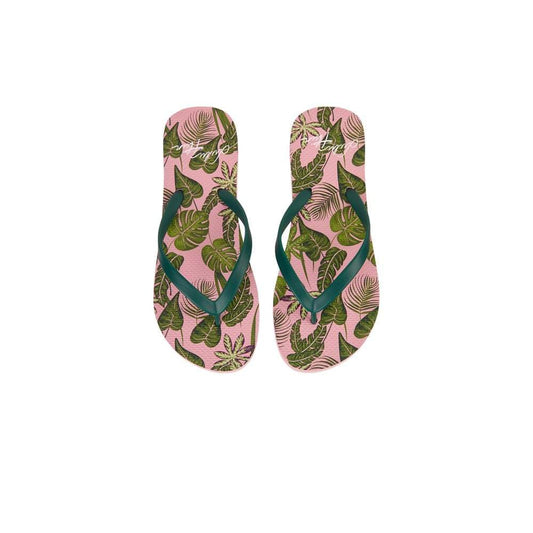 Lulu Hun Lola Tropical Flip Flops - Daisy Mae Boutique